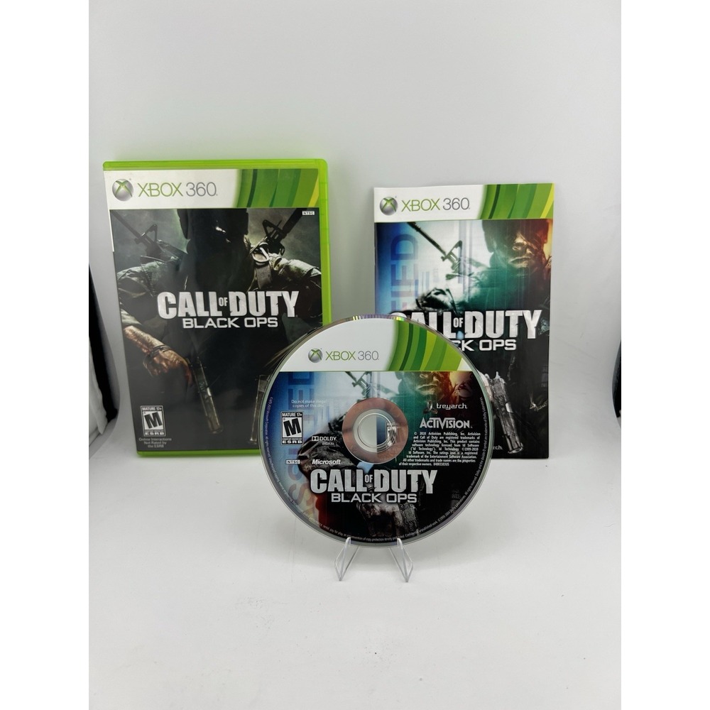 Call of‎ Duty Black Ops CIB W/ Manual - Tested - Xbox 360